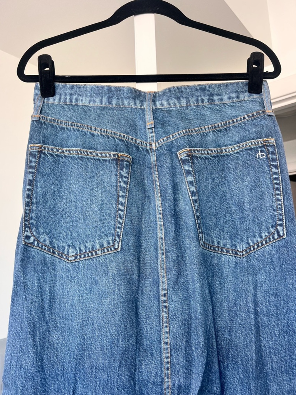 Rag & Bone Liquid Miramar Clara Midi Skirt- Size 26- Like New - Picture 12 of 15